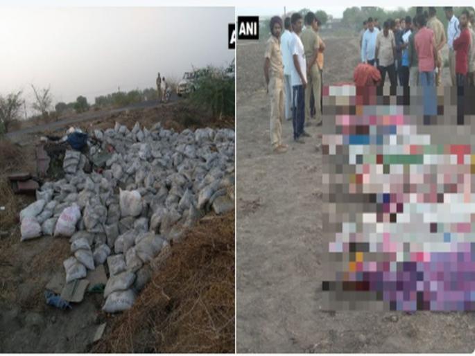 Gujarat: 19 people killed, 7 injured after a cement laden truck turned turtle on Bhavnagar-Ahmedabad highway | गुजरातमध्ये सिमेंटच्या गोण्यांनी भरलेला ट्रक उलटला, 19 जणांचा मृत्यू Gujarat: 19 people killed, 7 injured after a cement laden truck turned turtle on Bhavnagar-Ahmedabad highway | गुजरातमध्ये सिमेंटच्या गोण्यांनी भरलेला ट्रक उलटला, 19 जणांचा मृत्यू
