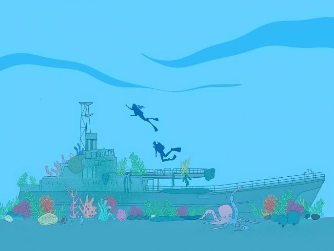Installation of 'Guldar' on the seabed begins today; Underwater Museum, Artificial Reef Attraction | ‘गुलदार’ समुद्रतळाशी स्थापित करण्यास आज प्रारंभ; अंडरवॉटर म्युझियम, आर्टिफिशिल रीफ आकर्षण Installation of 'Guldar' on the seabed begins today; Underwater Museum, Artificial Reef Attraction | ‘गुलदार’ समुद्रतळाशी स्थापित करण्यास आज प्रारंभ; अंडरवॉटर म्युझियम, आर्टिफिशिल रीफ आकर्षण