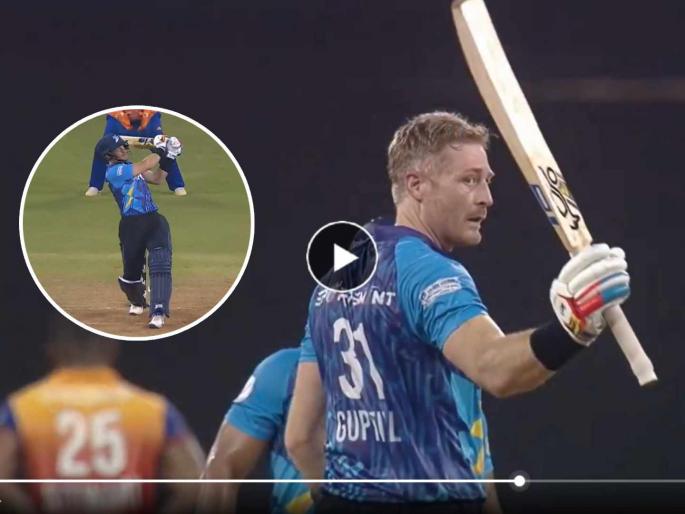 Legends League Cricket 2024 Martin Guptill scored daddy hundred with huge 11 sixes 9 Fours KSO vs SSS | LLC 2024: ११ षटकार, ९ चौकार... मार्टिन गप्टिलचा तुफानी धमाका; ४८ चेंडूत ठोकलं शतक