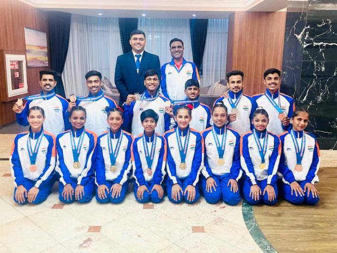 17 Mumbaikars in Indian team in Acrobatic Gymnastics Asian Championship | अॅक्रोबॅटिक जिम्नॅस्टिक्स एशियन स्पर्धेत भारताच्या संघात १७ मुंबईकर 17 Mumbaikars in Indian team in Acrobatic Gymnastics Asian Championship | अॅक्रोबॅटिक जिम्नॅस्टिक्स एशियन स्पर्धेत भारताच्या संघात १७ मुंबईकर