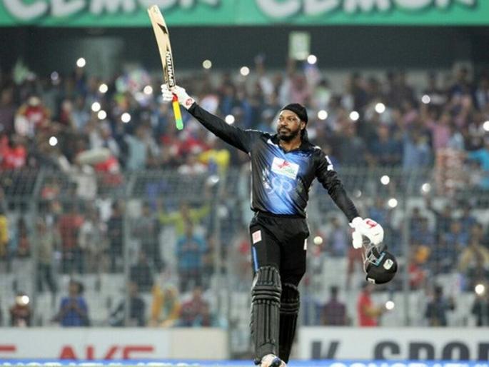 'Gayle' again! Big Record in Kara T-20 Cricket | पुन्हा 'गेल'धडाका! केला टी-20 क्रिकेटमध्ये मोठा विक्रम