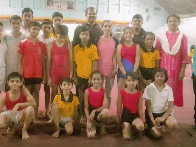 Amravati team departs for state championship of gymnastics | राज्य अजिंक्यपद जिम्नॅस्टिक स्पर्धेसाठी अमरावतीचा संघ रवाना