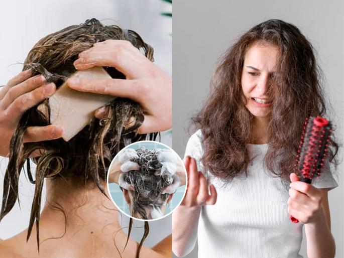 Do you apply soap to your hair? This is the effect of washing your hair with soap, it will cause lifelong damage | आंघोळीचा साबण केसांना लावता? साबणानं केस धुण्याचा ‘असा’ परिणाम, होईल आयुष्यभराचं नुकसान