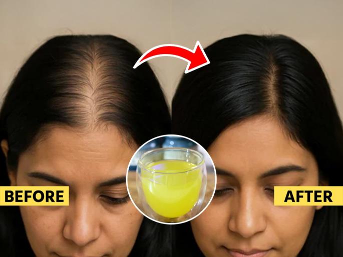 Hair fall solution at home Home remedies for hair loss Bald patch treatment naturally How to stop hair fall in a month | केसगळतीने हैराण- टक्कल पडलं? ४ घरगुती उपाय - महिन्याभरात केसांचं गळणं होईल कमी..