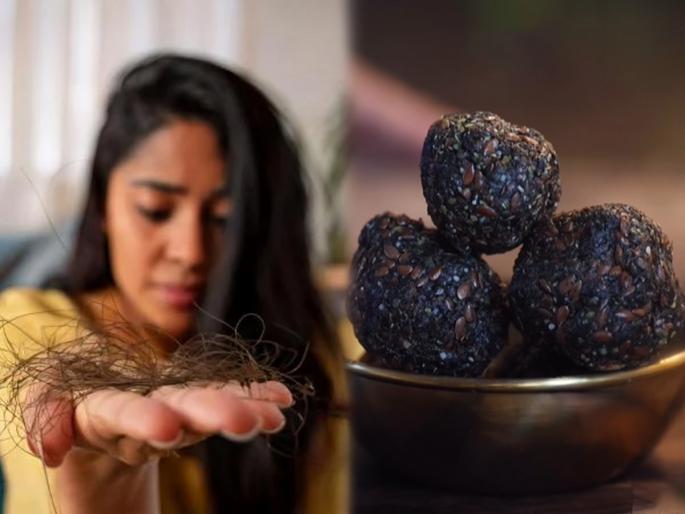 homemade laddu for hair growth natural remedy for hair fall Ayurvedic hair care food best food for strong hair | केसगळतीवर स्वस्तात मस्त उपाय! एकदा तरी खा 'हा' लाडू, मिळेल भरपूर पोषण- केसांची वाढ होईल भरभर