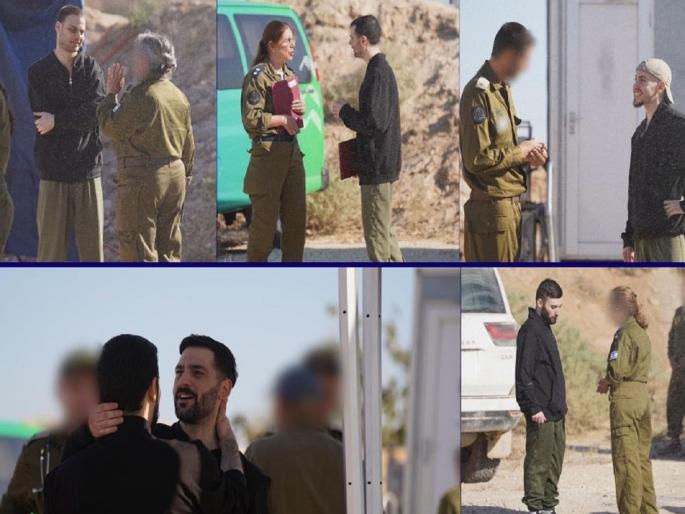 Israel-Hamas War: Tears of joy in the eyes; hugged each other Israeli hostages released from Hamas captivity after 738 days | डोळ्यात आनंदाश्रू; पाहताच एकमेकांना मिठी मारली...738 दिवसांनंतर हमासच्या कैदेतून इस्रायली बंधकांची सुटका