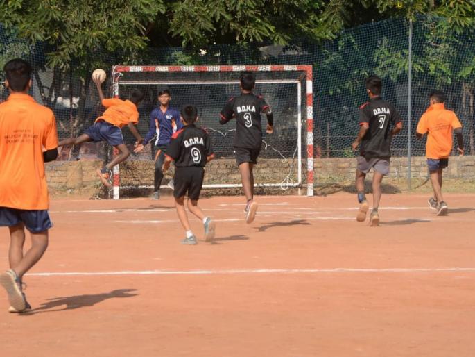 Start of the 41st state championship handball competition | ४१ व्या राज्य अजिंक्यपद हॅन्डबॉल स्पर्धेस प्रारंभ Start of the 41st state championship handball competition | ४१ व्या राज्य अजिंक्यपद हॅन्डबॉल स्पर्धेस प्रारंभ