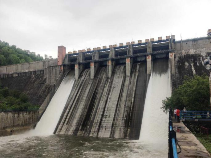two gates of hanuman sagar dam opened 50 cm | हनुमान सागर धरणाचे दोन दरवाजे ५० से.मी उघडले two gates of hanuman sagar dam opened 50 cm | हनुमान सागर धरणाचे दोन दरवाजे ५० से.मी उघडले