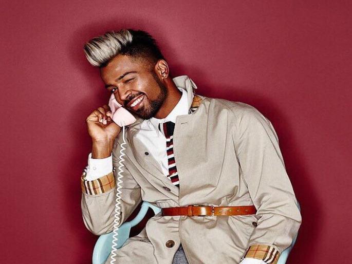 Therefore, the cricketers compared the heartwarming wand with Lady Gaga | म्हणून क्रिकेटप्रेमींनी हार्दिक पांड्याची तुलना केली लेडी गागासोबत 