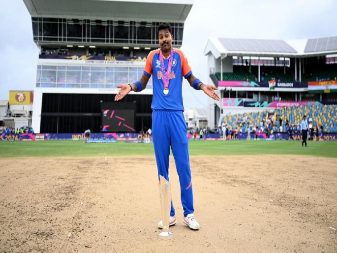 latest icc ranking Hardik Pandya becomes the No one ranked all-rounder in T20I cricket | हार्दिक ऑन टॉप! 'चॅम्पियन' पांड्याला ICC ने दिली खुशखबर; वर्ल्ड कपमधील कामगिरीचे बक्षीस