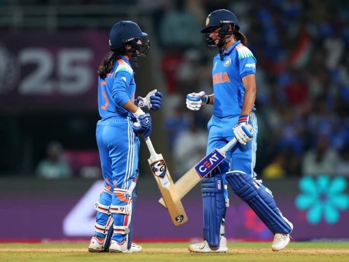 Australia Women vs India Women, 2nd Semi-Final Harmanpreet Kaur and Jemimah Rodrigues Highest partnerships for IND-W in WC knockouts | IND vs AUS : ७ वेळच्या वर्ल्ड चॅम्पियनसमोर जेमी-हरमनप्रीतची हवा; दोघींनी मिळून सेट केला नवा विक्रम