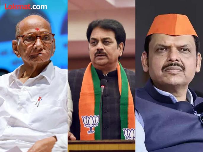 BJP - Ajit Pawar NCP Clashes: After Sharad Pawar meeting, Harshvardhan Patil spoke clearly; Will wait for Devendra Fadnavis decision on Indapur Constituency | शरद पवारांच्या भेटीनंतर हर्षवर्धन पाटील स्पष्टच बोलले; सागर बंगल्यावरील 'त्या' बैठकीत... BJP - Ajit Pawar NCP Clashes: After Sharad Pawar meeting, Harshvardhan Patil spoke clearly; Will wait for Devendra Fadnavis decision on Indapur Constituency | शरद पवारांच्या भेटीनंतर हर्षवर्धन पाटील स्पष्टच बोलले; सागर बंगल्यावरील 'त्या' बैठकीत...