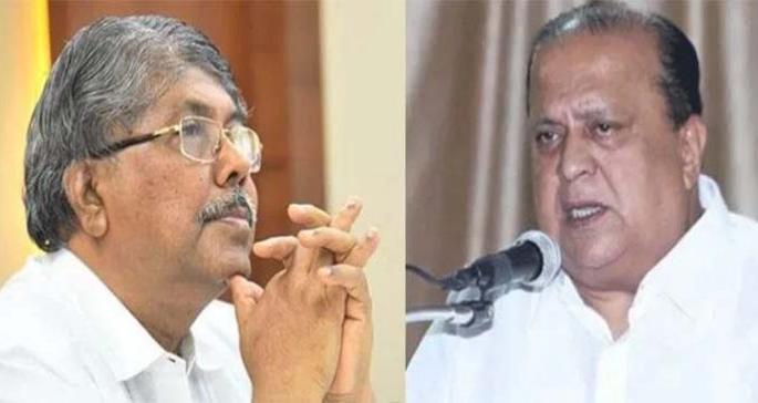 As soon as Mushrif's name was mentioned, Chandrakant Patil joined hands | मुश्रीफ यांचे नाव निघताच चंद्रकांत पाटील यांनी चक्क हात जोडले As soon as Mushrif's name was mentioned, Chandrakant Patil joined hands | मुश्रीफ यांचे नाव निघताच चंद्रकांत पाटील यांनी चक्क हात जोडले