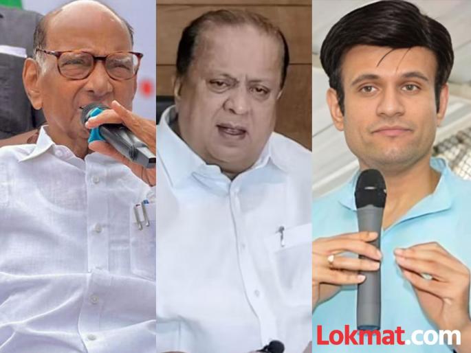 Hasan Mushrif's Counterattack Sharad Pawar, Samarjeetsinh Ghatge, Kagal Assembly Election, NCP Maharashtra Politics | "शरद पवार आपसे बैर नहीं, लेकिन समरजीत तेरी खैर नहीं", हसन मुश्रीफांचा इशारा Hasan Mushrif's Counterattack Sharad Pawar, Samarjeetsinh Ghatge, Kagal Assembly Election, NCP Maharashtra Politics | "शरद पवार आपसे बैर नहीं, लेकिन समरजीत तेरी खैर नहीं", हसन मुश्रीफांचा इशारा