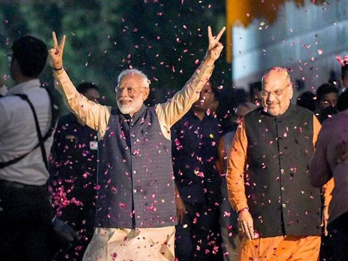 BJP refrained from announcing its CM candidate in Rajasthan, Madhya Pradesh and Chhattisgarh this election | भाजपाने २०१८मध्ये जे केलं, ते यंदा टाळलं; राजस्थान, मध्य प्रदेश अन् छत्तीसगडमध्ये आघाडी BJP refrained from announcing its CM candidate in Rajasthan, Madhya Pradesh and Chhattisgarh this election | भाजपाने २०१८मध्ये जे केलं, ते यंदा टाळलं; राजस्थान, मध्य प्रदेश अन् छत्तीसगडमध्ये आघाडी