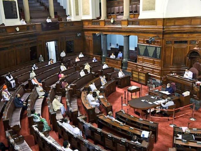 Swearing in of six members from Maharashtra in the Rajya Sabha | राज्यसभेत महाराष्ट्रातील सहा सदस्यांचा शपथविधी; राजीव सातव, प्रियांका चतुर्वेदी आणि कराडांनी घेतली मराठीतून शपथ Swearing in of six members from Maharashtra in the Rajya Sabha | राज्यसभेत महाराष्ट्रातील सहा सदस्यांचा शपथविधी; राजीव सातव, प्रियांका चतुर्वेदी आणि कराडांनी घेतली मराठीतून शपथ