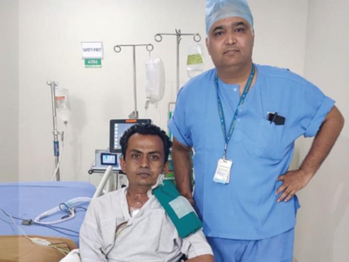 Heart transplantation surgery on the young of the bead | बीडच्या तरुणावर हृदय पुनर्रोपण शस्त्रक्रिया Heart transplantation surgery on the young of the bead | बीडच्या तरुणावर हृदय पुनर्रोपण शस्त्रक्रिया