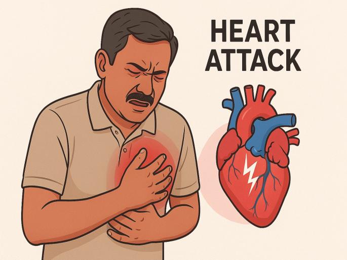 Heart Attack: body gives signals before a heart attack, ignoring them can be life-threatening | हृदयविकाराचा झटका येण्यापूर्वी शरीर देतं संकेत, दुर्लक्ष केल्यास होऊ शकतो जीवाला धोका Heart Attack: body gives signals before a heart attack, ignoring them can be life-threatening | हृदयविकाराचा झटका येण्यापूर्वी शरीर देतं संकेत, दुर्लक्ष केल्यास होऊ शकतो जीवाला धोका