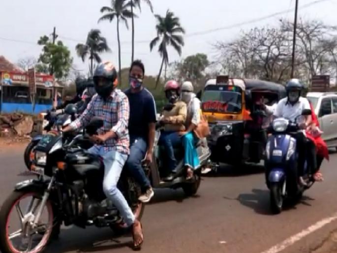 Confusion among Ratnagirikars about helmet use | helmet compulsory: हेल्मेट वापराबाबत रत्नागिरीकरांमध्ये संभ्रमावस्था Confusion among Ratnagirikars about helmet use | helmet compulsory: हेल्मेट वापराबाबत रत्नागिरीकरांमध्ये संभ्रमावस्था