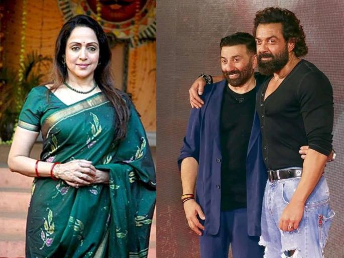 hema malini talks about her relation with sunny deol and bobby deol how they are with each other | सनी-बॉबीसोबत पटत नाही? हेमा मालिनींनी अखेर चर्चांवर दिलं उत्तर; म्हणाल्या, "आजही आमचं..." hema malini talks about her relation with sunny deol and bobby deol how they are with each other | सनी-बॉबीसोबत पटत नाही? हेमा मालिनींनी अखेर चर्चांवर दिलं उत्तर; म्हणाल्या, "आजही आमचं..."