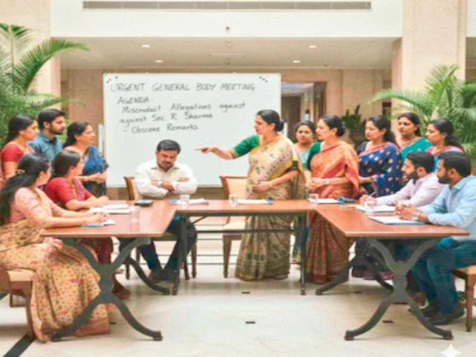 Society secretary uses obscene language towards woman; Email sent to members; Defamation case filed | सोसायटीच्या सचिवाची महिलेबाबत अश्लील भाषा; सदस्यांना पाठवला ई-मेल; बदनामीचा गुन्हा दाखल