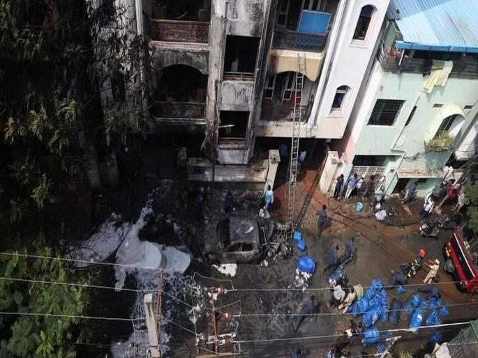 A fire residential building in the Bazarghat area of Hyderabad’s Nampally, 9 Death | धक्कादायक! हैदराबाद इथं रहिवासी इमारतीला आग; ९ जणांचा दुर्दैवी मृत्यू, काय घडलं? A fire residential building in the Bazarghat area of Hyderabad’s Nampally, 9 Death | धक्कादायक! हैदराबाद इथं रहिवासी इमारतीला आग; ९ जणांचा दुर्दैवी मृत्यू, काय घडलं?