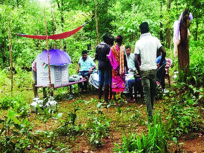 Maharashtra Election 2019: Spontaneous voting by flipping the map | Maharashtra Election 2019: नक्षल्यांचा फतवा झुगारून उत्स्फूर्त मतदान Maharashtra Election 2019: Spontaneous voting by flipping the map | Maharashtra Election 2019: नक्षल्यांचा फतवा झुगारून उत्स्फूर्त मतदान