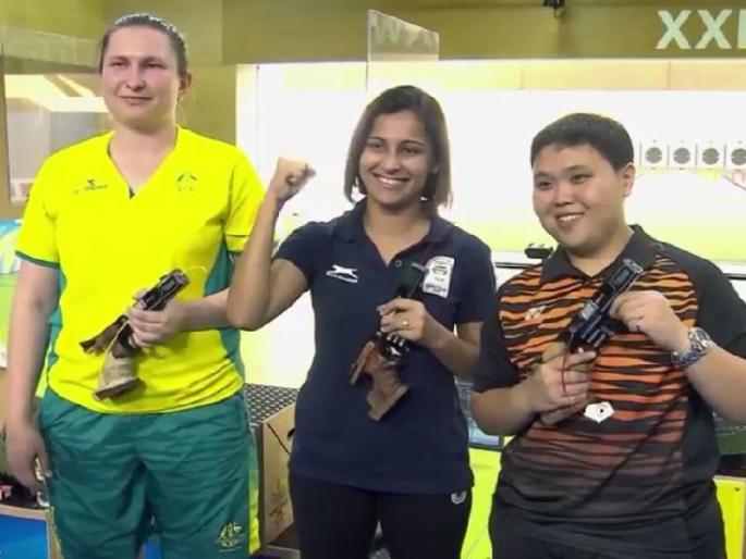 Heena Sidhu win Gold Medal | हीना सिद्धूचा ''सोनेरी'' लक्ष्यवेध! 25 मीटर पिस्तूल प्रकारात पटकावले सुवर्णपदक