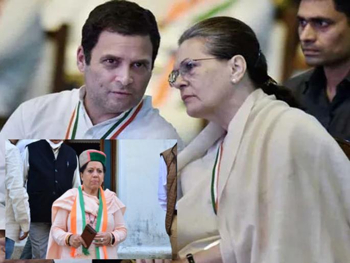 In Himachal before the results, Pratibha Singh said, arguing over the post of Chief Minister... | हिमाचलमध्ये निकालांआधीच मुख्यमंत्रिपदावरून वाद, दावेदारी ठोकत प्रतिभा सिंह म्हणाल्या... In Himachal before the results, Pratibha Singh said, arguing over the post of Chief Minister... | हिमाचलमध्ये निकालांआधीच मुख्यमंत्रिपदावरून वाद, दावेदारी ठोकत प्रतिभा सिंह म्हणाल्या...