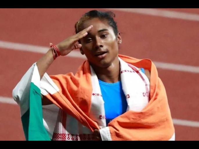 Hima Das Nominated for Khel Ratna Award  | खेल रत्न पुरस्कारासाठी 'गोल्डन गर्ल' हिमा दासच्या नावाची शिफारस Hima Das Nominated for Khel Ratna Award  | खेल रत्न पुरस्कारासाठी 'गोल्डन गर्ल' हिमा दासच्या नावाची शिफारस