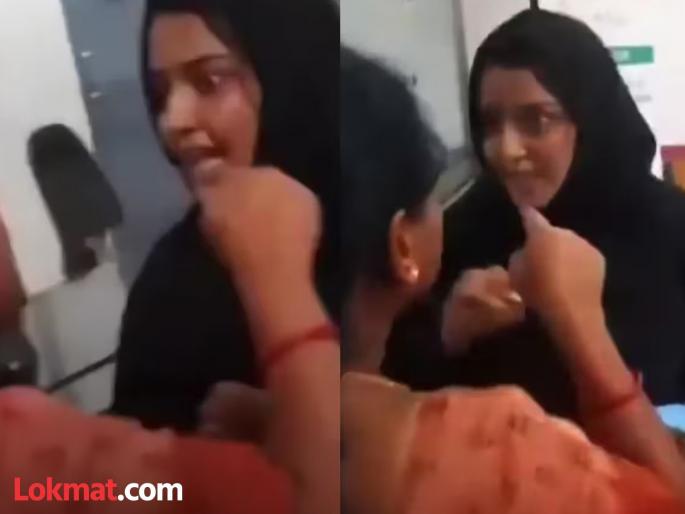 Two women fight over Hindi Kannada language in Bengaluru | VIDEO: तू सिद्धरामय्यांची बायको आहेस का? हिंदी-कन्नड भाषेवरून दोन महिलांमध्ये जोरदार भांडण