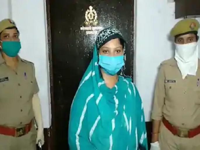 allahabad offensive comment against hindu gods and goddess on social media youtuber heer khan arrested in prayagraj | हिंदू देवी-देवतांवर अश्लील टिप्पणी करणाऱ्या युट्यूबर हिर खानला अटक allahabad offensive comment against hindu gods and goddess on social media youtuber heer khan arrested in prayagraj | हिंदू देवी-देवतांवर अश्लील टिप्पणी करणाऱ्या युट्यूबर हिर खानला अटक