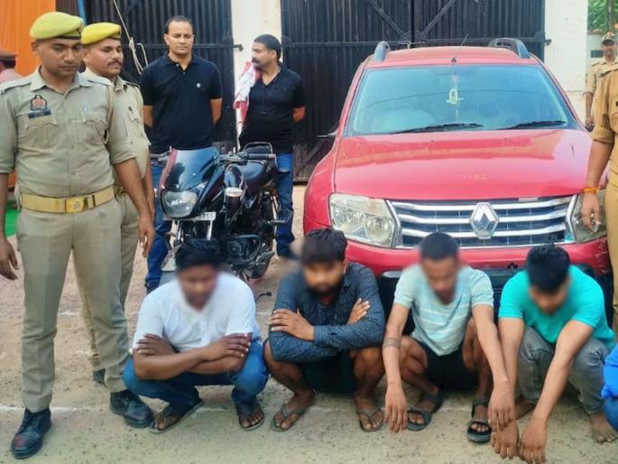 used to go by flight to steal jewellery hitech gang of thieves caught in mirzapur | चोरी करण्यासाठी विमानाने जायचे; हायटेक गँगचा पोलिसांनी केला पर्दाफाश, ५ जणांना अटक used to go by flight to steal jewellery hitech gang of thieves caught in mirzapur | चोरी करण्यासाठी विमानाने जायचे; हायटेक गँगचा पोलिसांनी केला पर्दाफाश, ५ जणांना अटक