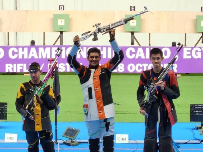 Rising star of shooting competition "Rudraksh Patil", fast track towards Olympic competition! | शुटिंग स्पर्धेतील उभरता तारा "रुद्राक्ष पाटील", ऑलिम्पिक स्पर्धेच्या दिशेने वेगवान वाटचाल! Rising star of shooting competition "Rudraksh Patil", fast track towards Olympic competition! | शुटिंग स्पर्धेतील उभरता तारा "रुद्राक्ष पाटील", ऑलिम्पिक स्पर्धेच्या दिशेने वेगवान वाटचाल!