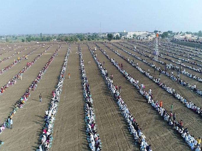 151 quintals Purabji for 2.5 lakh devotees | अडीच लाख भाविकांची महापंगत, १५१ क्विंटल पुरीभाजीसह महाप्रसादाचा लाभ 151 quintals Purabji for 2.5 lakh devotees | अडीच लाख भाविकांची महापंगत, १५१ क्विंटल पुरीभाजीसह महाप्रसादाचा लाभ