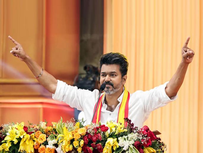 Gold for women for marriage, 2500 per month, and a lot more for the youth! See what's special about actor Vijay's advertisement for the Tamil Nadu elections | महिलांना लग्नासाठी सोनं, दरमहा २५००, तरुणांसाठीही बरंच काही! बघा, अभिनेता विजय यांच्या जाहीरनाम्यात काय काय खास Gold for women for marriage, 2500 per month, and a lot more for the youth! See what's special about actor Vijay's advertisement for the Tamil Nadu elections | महिलांना लग्नासाठी सोनं, दरमहा २५००, तरुणांसाठीही बरंच काही! बघा, अभिनेता विजय यांच्या जाहीरनाम्यात काय काय खास