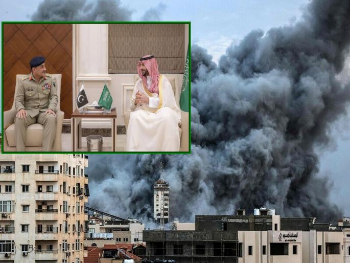 The war will flare up even more Now will Pakistan come to the aid of Saudi Arabia Munir in Riyadh | युद्ध आणखी पेटणार..., आता पाकिस्तान सौदीच्या मदतीसाठी मैदानात उतरणार? मुनीर रियाधमध्ये! The war will flare up even more Now will Pakistan come to the aid of Saudi Arabia Munir in Riyadh | युद्ध आणखी पेटणार..., आता पाकिस्तान सौदीच्या मदतीसाठी मैदानात उतरणार? मुनीर रियाधमध्ये!