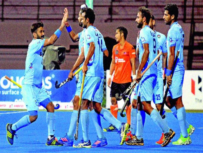 Diwali gift to the Indian hockey team, Malaysia's flying 6-2 goals, Asia Cup hockey | भारतीय हॉकी संघाची दिवाळी भेट, मलेशियाचा उडवला ६-२ गोलने धुव्वा, आशिया चषक हॉकी Diwali gift to the Indian hockey team, Malaysia's flying 6-2 goals, Asia Cup hockey | भारतीय हॉकी संघाची दिवाळी भेट, मलेशियाचा उडवला ६-२ गोलने धुव्वा, आशिया चषक हॉकी