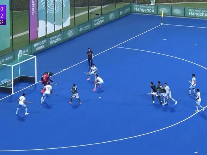 IND vs PAK Hockey at Asian Games 2023 : India beat Pakistan 10-2 in Hockey which assures us a semi-final berth,  THIS IS THE HIGHEST MARGIN IN ASIAN GAMES HISTORY for an IND vs PAK match  | चक दे इंडिया! भारतीय संघाकडून पाकिस्तानचे वस्त्रहरण; इतिहासातील सर्वात मोठा विजय