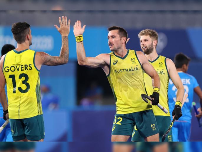 Tokyo Olympic, Hockey : India men's team lose 1-7 to Australia in hockey Pool A game, still 3 matches left in the group stage | Tokyo Olympic, Hockey : ऑस्ट्रेलियानं लावली वाट; 45 वर्षांत टीम इंडियाचा असा लाजीरवाणा पराभव झालाच नाही! Tokyo Olympic, Hockey : India men's team lose 1-7 to Australia in hockey Pool A game, still 3 matches left in the group stage | Tokyo Olympic, Hockey : ऑस्ट्रेलियानं लावली वाट; 45 वर्षांत टीम इंडियाचा असा लाजीरवाणा पराभव झालाच नाही!