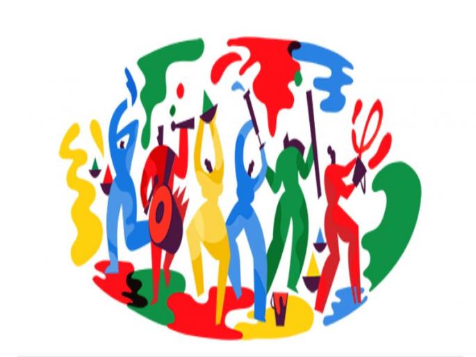 Holi 2018 : Google doodle news google wishes holi colourful doodle | Holi 2018: होळीच्या रंगात गुगलही रंगलं, साकारलं रंगोत्सवाचं डुडल Holi 2018 : Google doodle news google wishes holi colourful doodle | Holi 2018: होळीच्या रंगात गुगलही रंगलं, साकारलं रंगोत्सवाचं डुडल