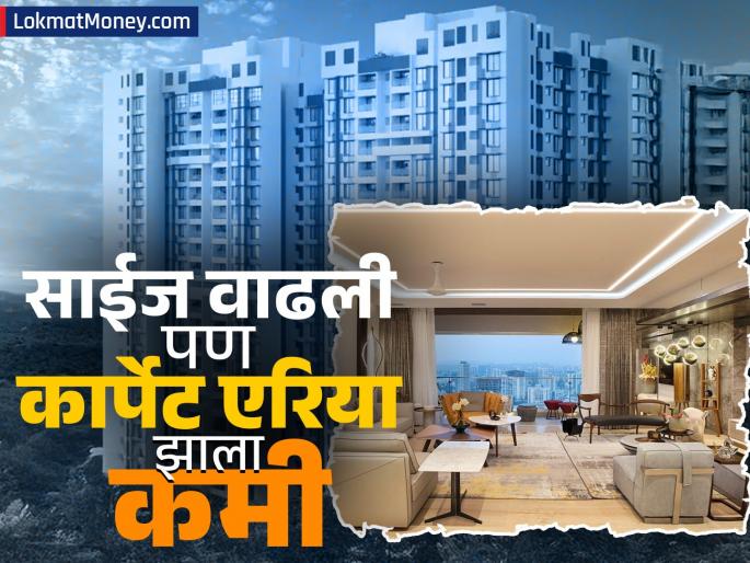 flat size increased but carpet area decreased homebuyers are facing double loss understand this | फ्लॅटची साईज वाढली पण कमी झाला कार्पेट एरिया; घर घेणाऱ्यांना होतंय डबल नुकसान, समजून घ्या