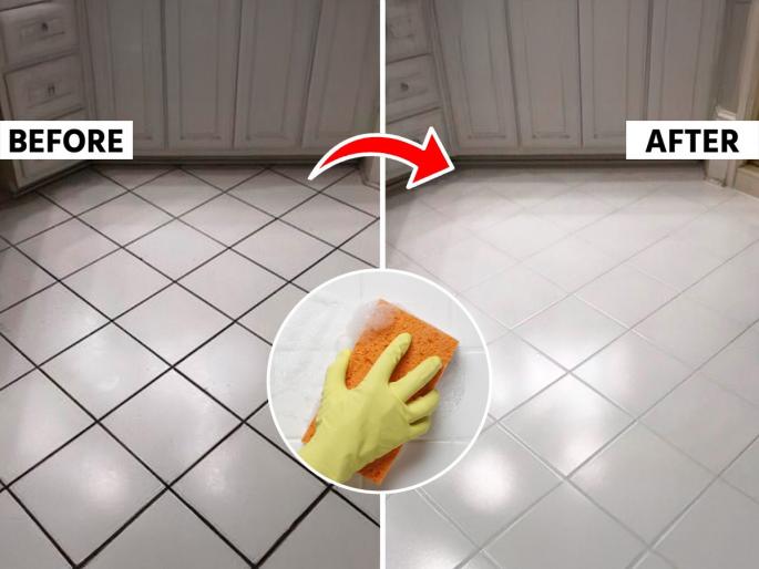 Does the white floor look faded now? Remember these simple tips while mopping the floor, your house will always shine | पांढरी फरशी आता रंग उडाल्यासारखी दिसते? लादी पुसताना लक्षात ठेवा सोप्या टिप्स , घर कायमच चमकेल