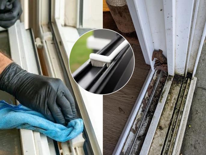 cleaning tips, sliding cupboard doors and windows will all be cleaned in an instant, use a sponge in this way - instant cleaning | कपाटाचे दरवाजे-खिडक्यांचे स्लायडींग सारे झटक्यात होईल साफ होईल, स्पंज ' या' पद्धतीने वापरा-स्वच्छता झटपट