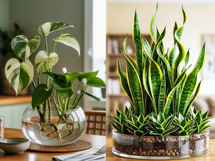 Home Decoration: No need for mud, just a glass bottle! Change the look of your home with 'water gardening' | Home Decoration: मातीची गरज नाही, फक्त हवी काचेची बरणी आणि रोपटं! 'वॉटर गार्डनिंग'ने बदला घराचा लूक Home Decoration: No need for mud, just a glass bottle! Change the look of your home with 'water gardening' | Home Decoration: मातीची गरज नाही, फक्त हवी काचेची बरणी आणि रोपटं! 'वॉटर गार्डनिंग'ने बदला घराचा लूक