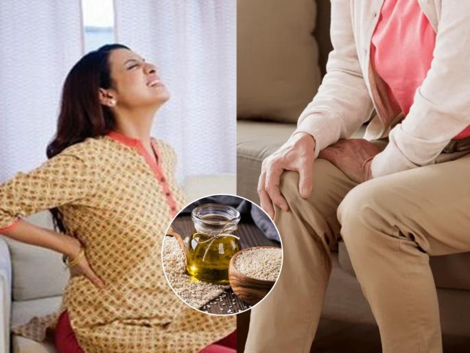use of sesame oil to reduce knee pain and joint pain, how to get rid of joint pain  | गुडघे, टाचा खूप दुखतात? 'या' पद्धतीने तिळाचं तेल लावा, काही दिवसांतच दुखणं थांबेल