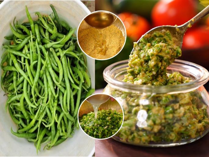 homemade green chilli instant pickle Homemade Green Chilli Instant Pickle Recipe | ताज्या हिरव्यागार हिवाळी मिरचीचं इन्स्टंट लोणचं, असं तोंडीलावणं की म्हणाल भाजी नको मिरची वाढ!