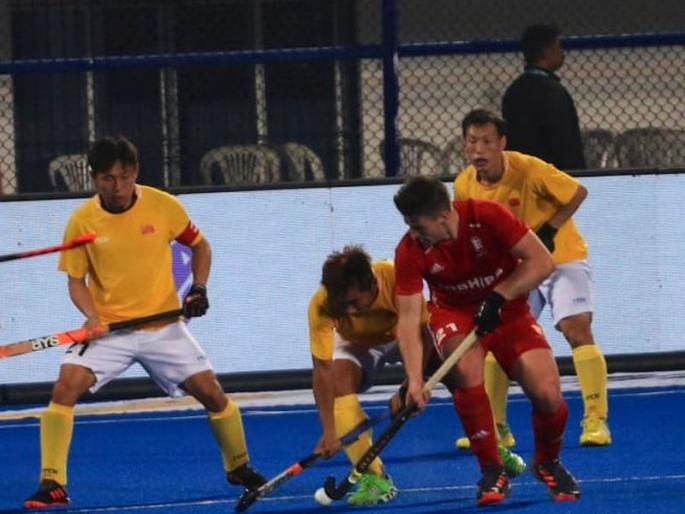 Hockey World Cup 2018: The triumphant match between England and China is tied | Hockey World Cup 2018 : इंग्लंड आणि चीन यांच्यातील रोमहर्षक लढत बरोबरीत Hockey World Cup 2018: The triumphant match between England and China is tied | Hockey World Cup 2018 : इंग्लंड आणि चीन यांच्यातील रोमहर्षक लढत बरोबरीत