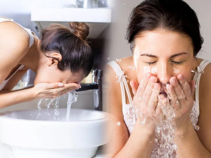 Hot vs Cold Water For Face Wash Dermatologist Shares Easy Way To Keep The Skin Healthy hot water vs cold water for face wash best water temperature for face wash how to wash face correctly | गरम - थंड की कोमट? त्वचेच्या प्रकारानुसार चेहरा धुण्यासाठी कोणते पाणी वापरावे - डर्मेटोलॉजिस्ट सांगतात...