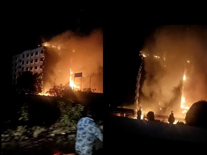 Massive fire breaks out at luxurious Hotel Grand Sarovar in Chhatrapati Sambhajinagar | छत्रपती संभाजीनगरमधील आलिशान हॉटेल ग्रँड सरोवरला भीषण आग Massive fire breaks out at luxurious Hotel Grand Sarovar in Chhatrapati Sambhajinagar | छत्रपती संभाजीनगरमधील आलिशान हॉटेल ग्रँड सरोवरला भीषण आग